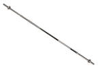 Signature Fitness 5Ft Stardard Barbell With Star Locks, Chrome