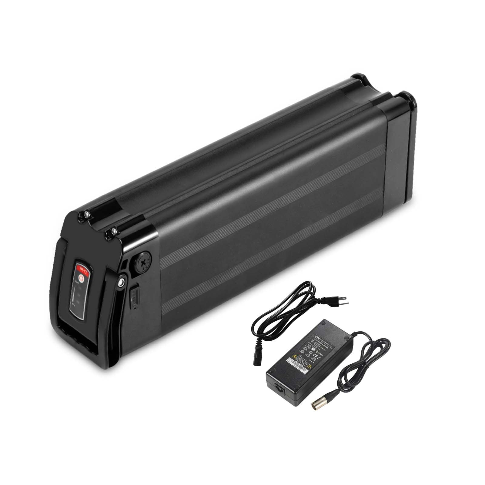 Yose Power 48V 36V 10.4Ah 13Ah 15Ah 17.4Ah Ebike Battery Sliver Fish Electric Bike Battery 250W 350W 500W 700W 900W 1000W Electr