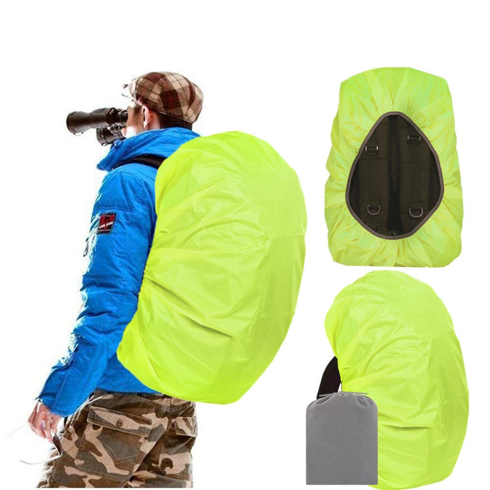 Joy Walker Waterproof Backpack Rain Cover For (15-90L) (Light Green, Xxl (For 70-90L Backpack))