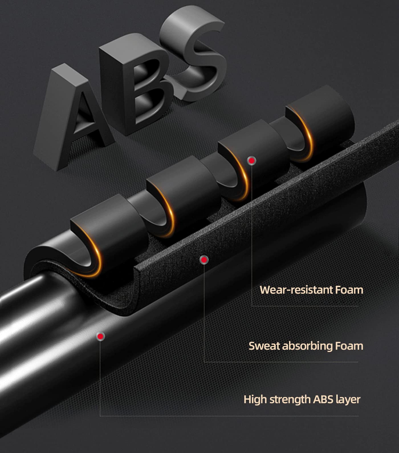 Air-One Sports Push Up Bars - 480 Lb Capacity, Extra Thick Non-Slip Foam Grips, Sturdy Structure, Ideal For Home Gym Strength Tr