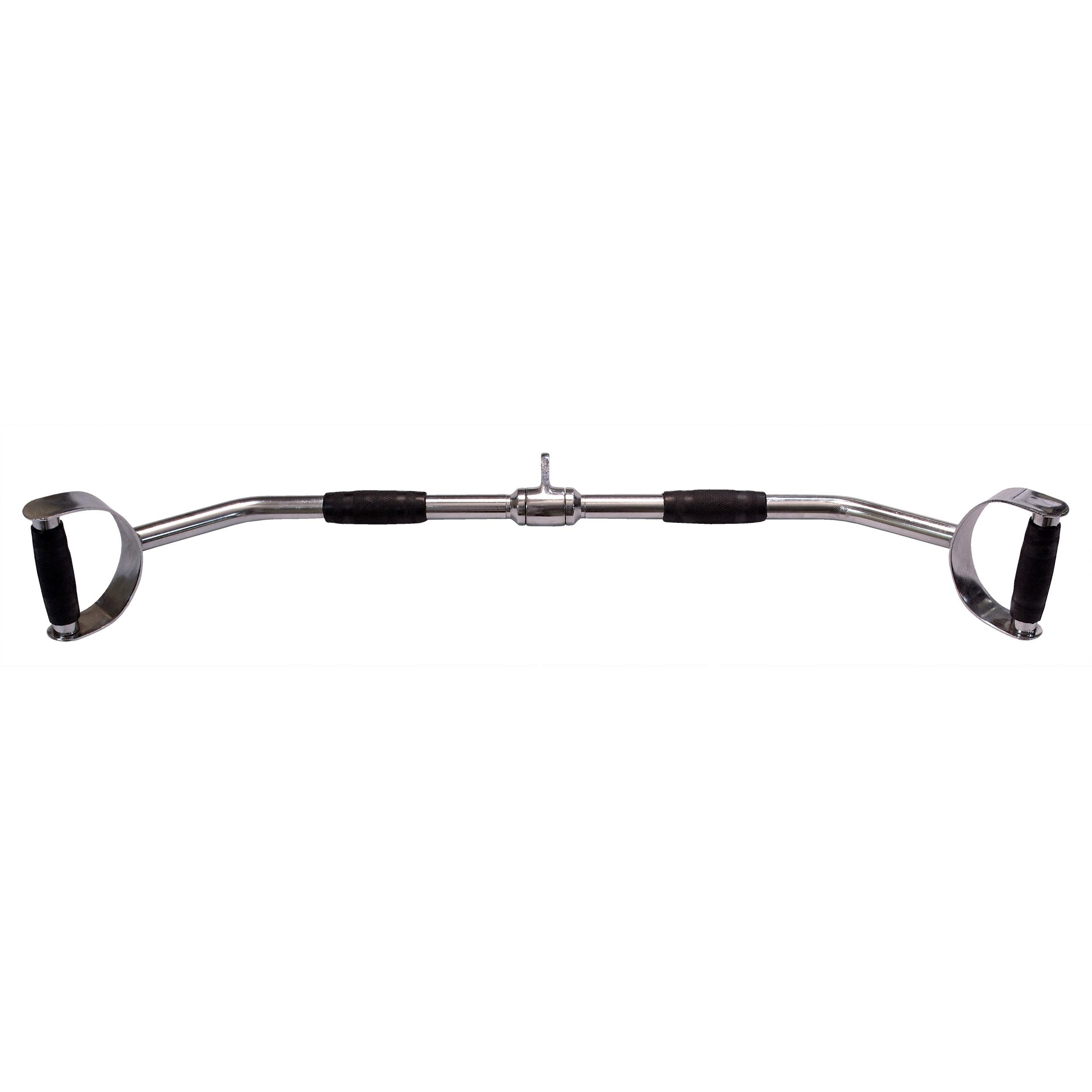 Body-Solid Tools Pro-Style Pro-Grip Lat Pulldown Bar, Home Gym Cable Machine Attachment For Lats, Shoulders, Arms Development, W