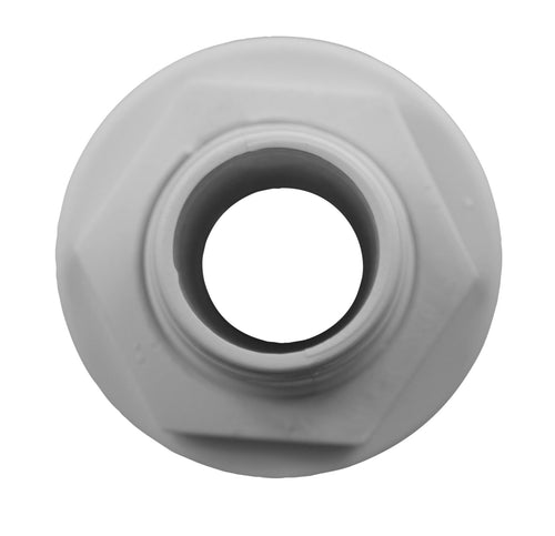 Attwood 3874-3 Polypropylene Durable Thru-Hull Connector Fitting, White Finish