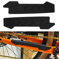 CYSKY 2 Pcs Bike Chain Guard Silicone Stickers, Bicycle Frame Chainstay Protector, 3M Glue Backing Sticky Well, Durable, Lightwe