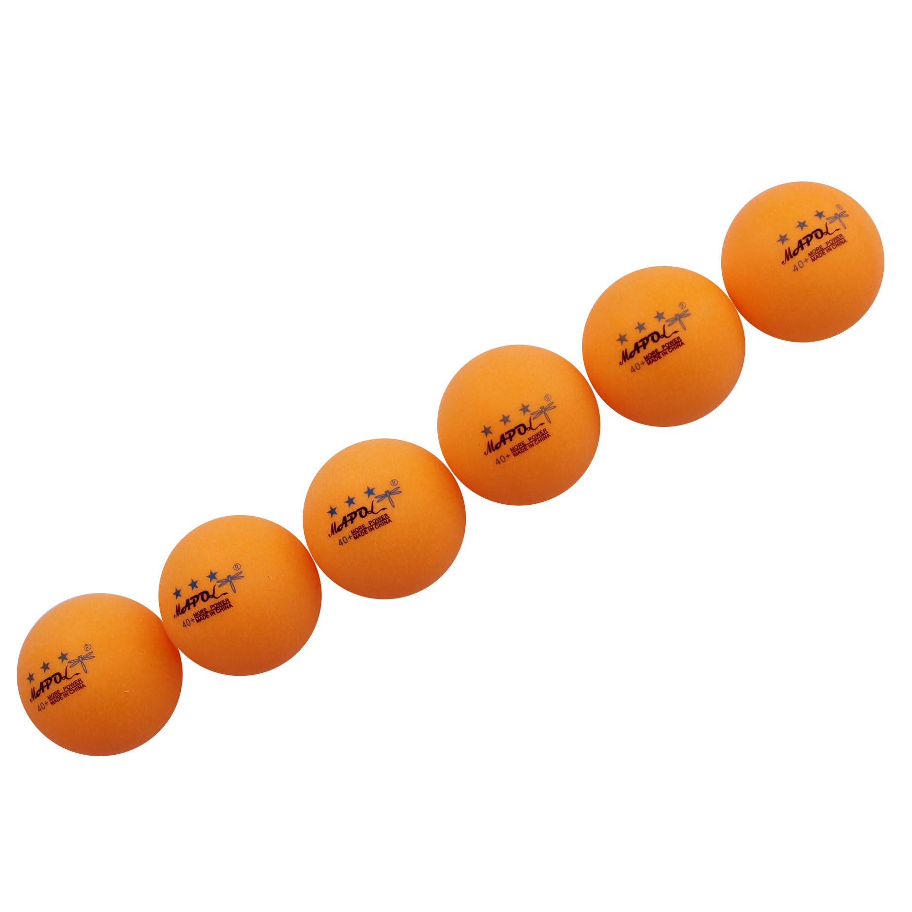 Mapol 100 Counts 3-Star Orange Practice Ping Pong Balls Advanced Table Tennis Balls