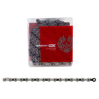 Sram Gx Eagle Hollow Pin 12-Speed Chain 126 Links With Powerlock, Silvergray
