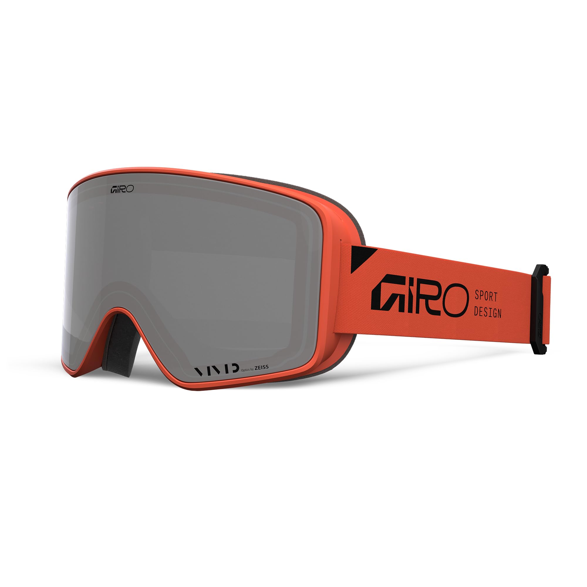 Giro Method Ski Goggles - Snowboard Goggles for Men, Women, Youth - Orange Stacked - Vivid Onyx & Vivid Infrared