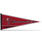 Rico Industries Nfl Football Tampa Bay Buccaneers Classic 12'' X 30'' Felt Wall D  Cor Pennant - Great For Home/Bed Room/Man Cav