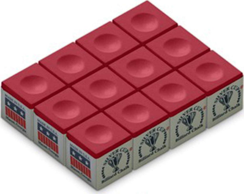 Silver Cup Sc-12-Red Chalk Dozen Box, Red