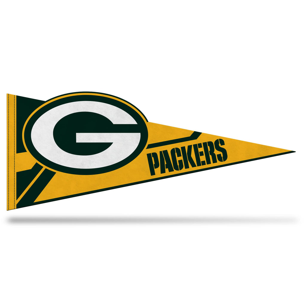 Rico Industries Nfl Football Green Bay Packers Soft Felt Pennant - Ez To Hang - Home D  Cor (Game Room, Man Cave, Bed Room)