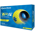 Taylormade Unisexs Tp5 Yellow Golf Balls, One Size