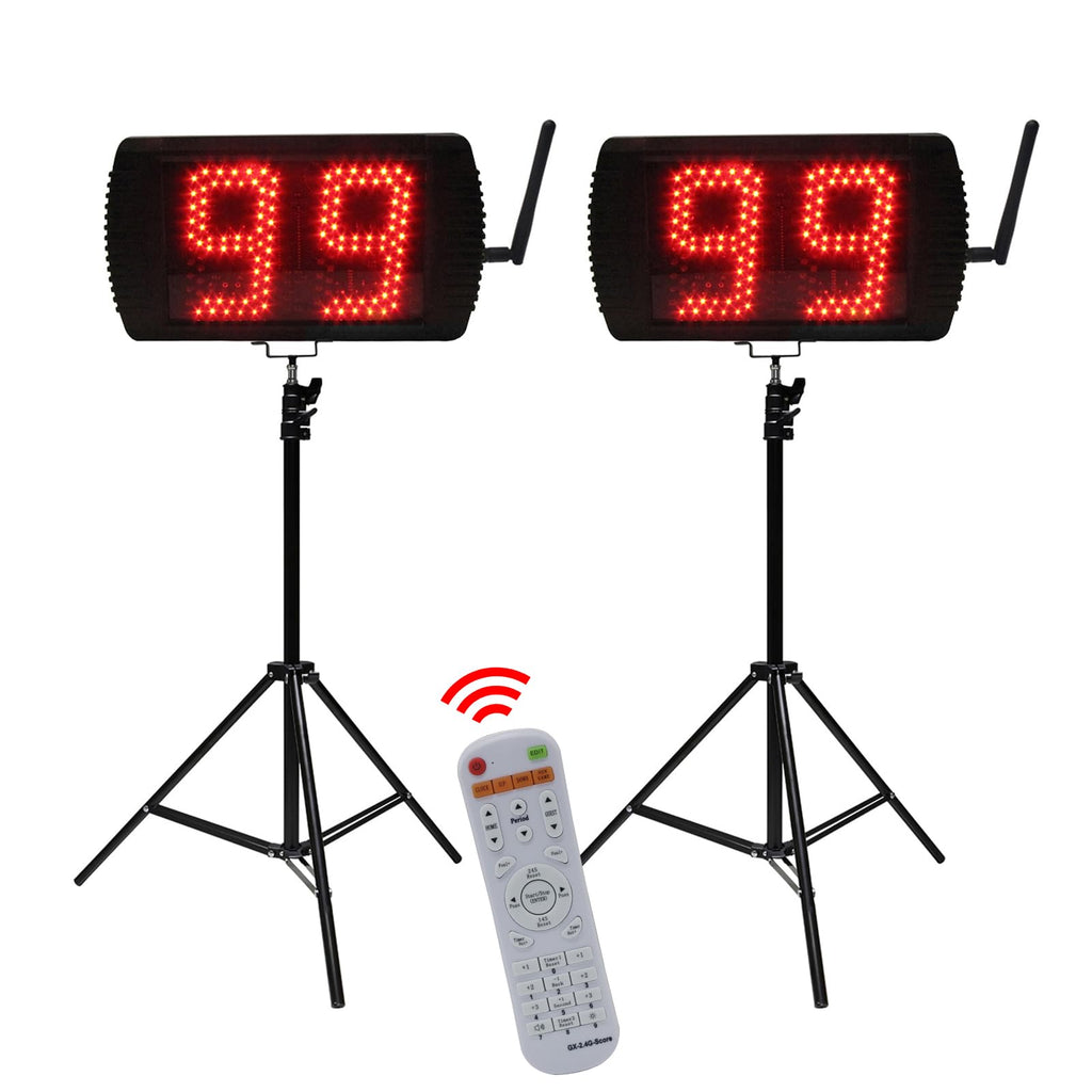 Yz 5 Inch Led Custom Time 12/14/20/24/30 Seconds Shot Clock Countdown Timer Clock For Basketball Game, Portable Shot Clock Timer