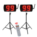 Yz 5 Inch Led Custom Time 12/14/20/24/30 Seconds Shot Clock Countdown Timer Clock For Basketball Game, Portable Shot Clock Timer