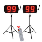 Yz 5 Inch Led Custom Time 12/14/20/24/30 Seconds Shot Clock Countdown Timer Clock For Basketball Game, Portable Shot Clock Timer