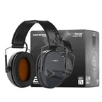 Defender Safety Decitech E1 Electronic Active Hearing Protection, Shooting, Range, Hunting, Tactical Earmuffs, 24 Nnr Rated. (Bl