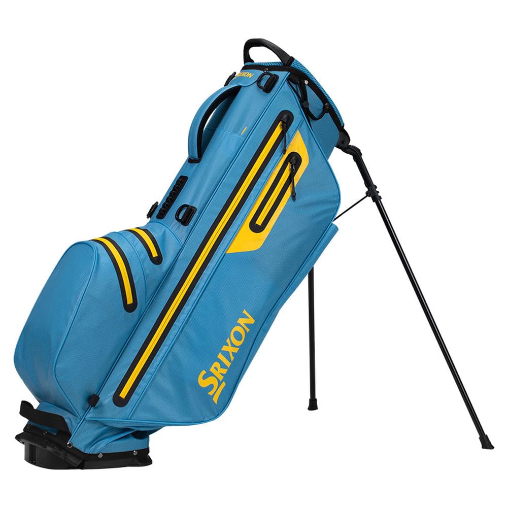 Srixon Waterproof Ultra Light Stand Bag, Blue/Yellow