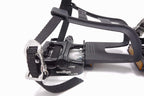 Newsty Bike Pedals With Toe Cages And Straps - Bicycle Toe Clips Cage Compatible With Peloton Bike Spin Bike For Regular Shoes I