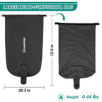 Kingcamp Air Pump Sack, Roll Top Compression Pump Bag For Inflation Sleeping Mats, Ultralight Pump Sack For Camping Foam Sleepin