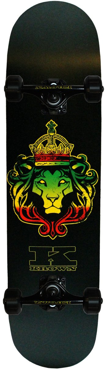 Krown Judah Lion Pro Complete Skateboard, 7.75 X 31.5