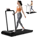 MoonFox Walking Pad Treadmill, 3 in 1 Under Desk Treadmill for Home Office w/2.5HP Motor/4.0MPH/45dB, Walking Pad w/Safety Handl
