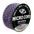 Paracord Planet Micro Paracord - Thin Braided Cord For Crafting, Fishing, And Diy Projects In 125 Ft Spools - Usa Camo