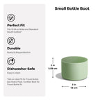 Hydro Flask Bottle Boot - Bottom Protector Sleeve -Silicone Water Bottle Accessory Small Nectar Orange