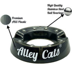 Alley Cats Bowling Ball Cup Stand With Ball Bearing Spinner Holder | Cleaner Mount For Bowling Balls & Accessories | Compatible