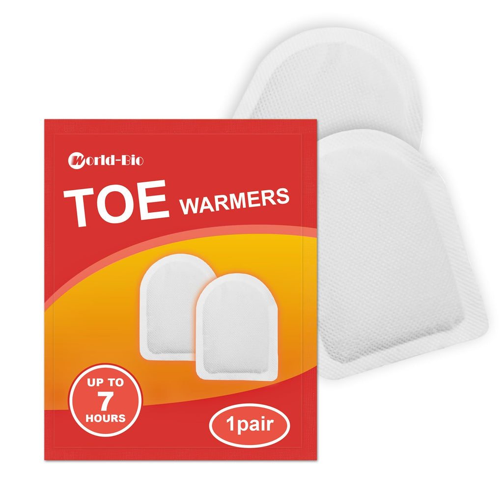 Mr.Ice Toe Warmers Heating Pad With Adhesive Backing - Boot Heat Packs - Long Lasting Safe Natural Odorless Air Activated Warmer