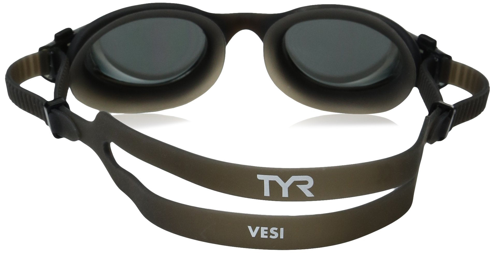 Tyr Vesi Mirrored Googles, Silver/Black, One Size