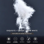 Tapasimme Winter Warm Down Cap Ultralight Windproof Sleeping Bag Outdoor Camping Waterproof Down Hood Hat With Compression Stora