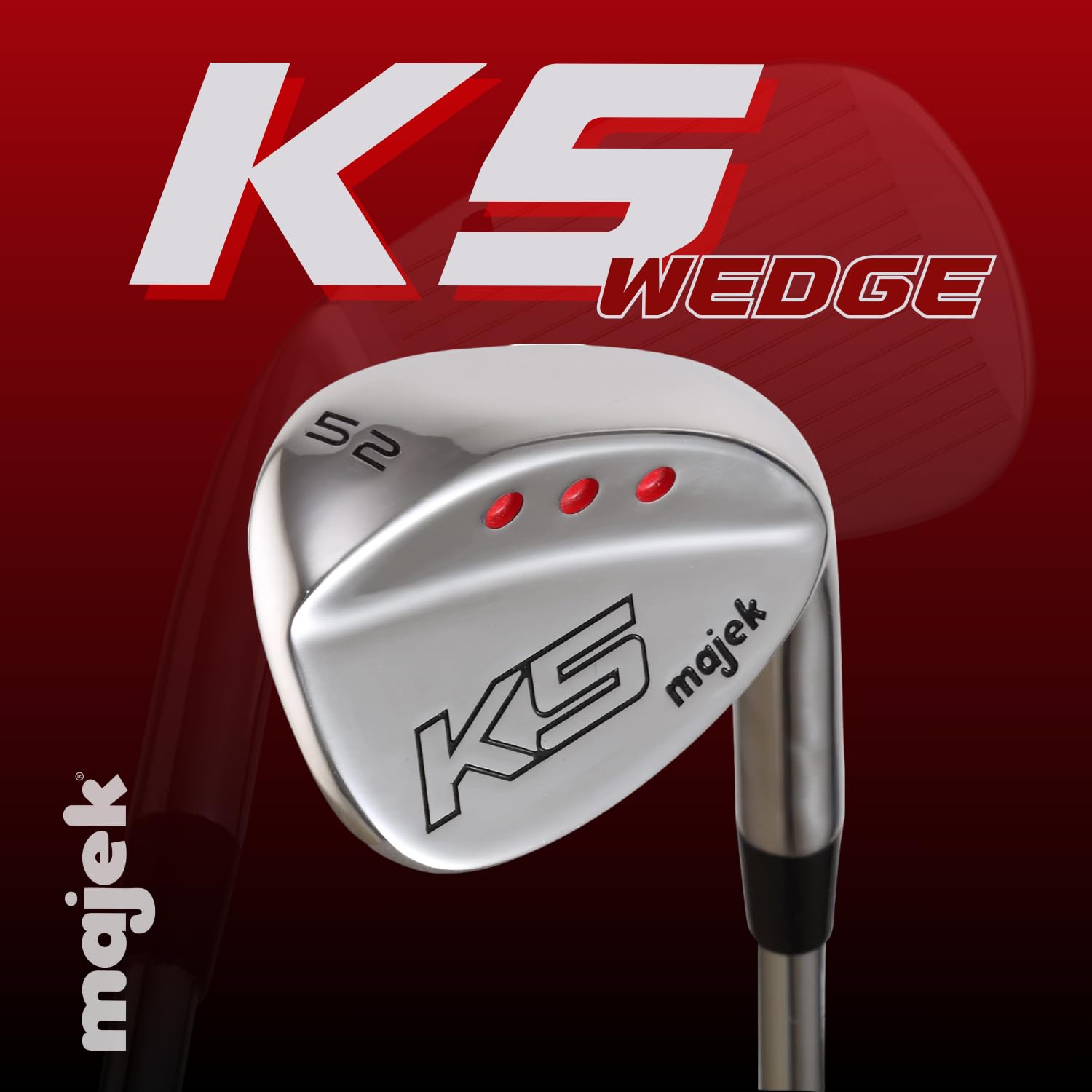 Majek Golf +1 Inch Over Big & Tall Mens Gap Wedge (Gw) 52? Right Handed Regular Flex Steel Shaft (Tall 60''+ / +1'' Over) With P