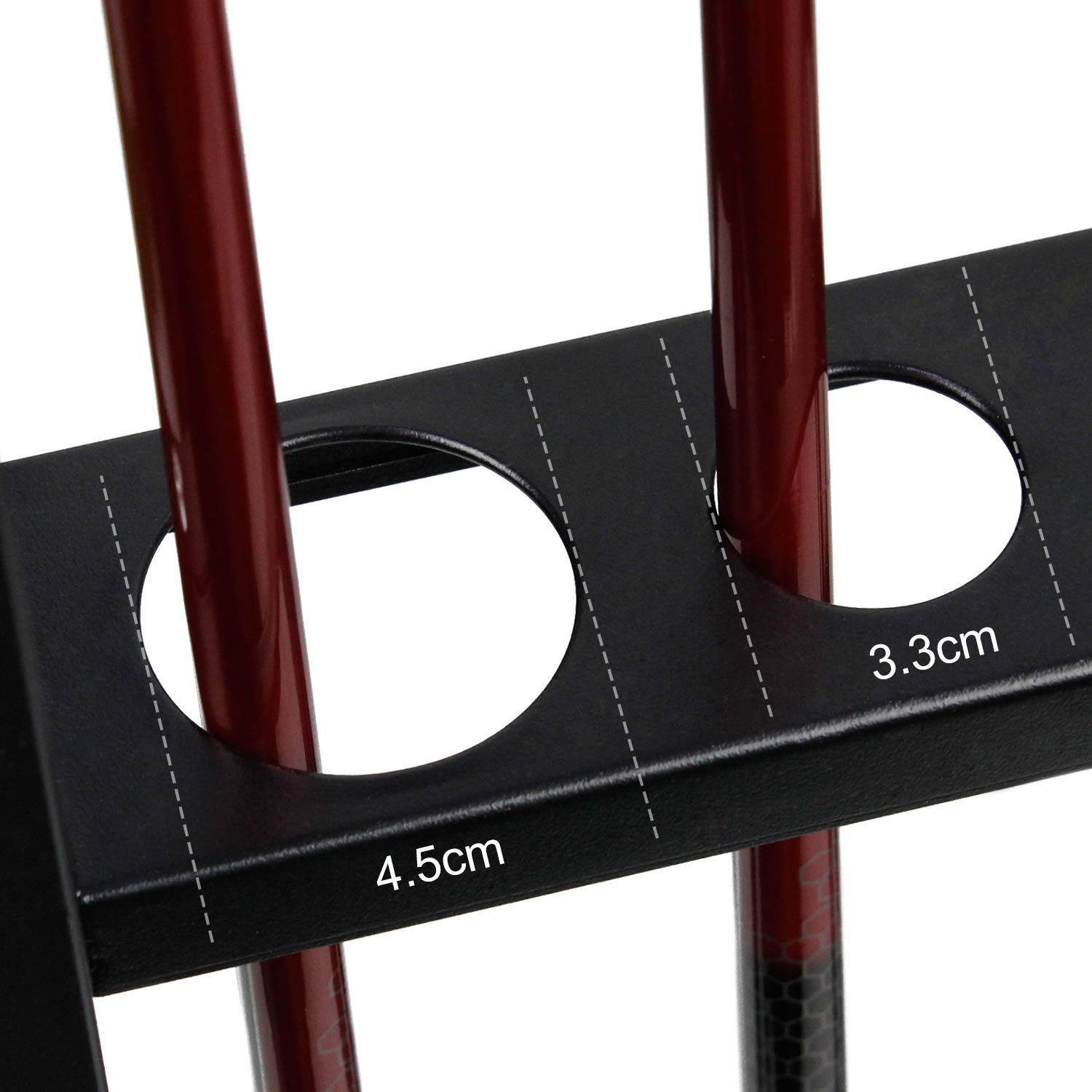 Crestgolf Acrylic Golf Club Organizers Golf Club Display Golf Putter Rack (18-Hole)