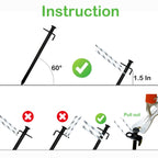 Cheardia 20 Pack Tent Stakes Heavy Duty, 10 Inch Outdoor Camping Pegs Stakes Black Metal Ground Stakes Spikes For Tent Tarp Cano