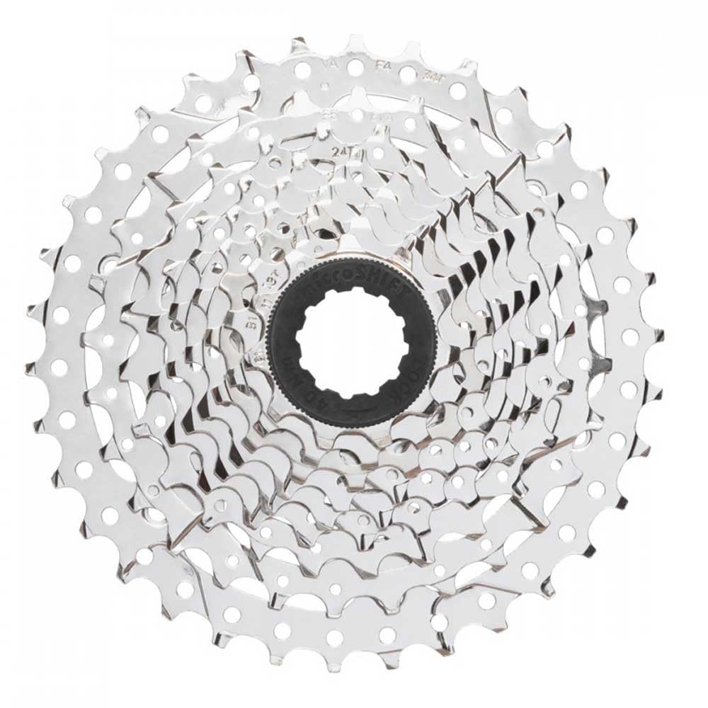 Microshift  H09 Cassette  9 Speed  11-34T Silver  Nickel Plated