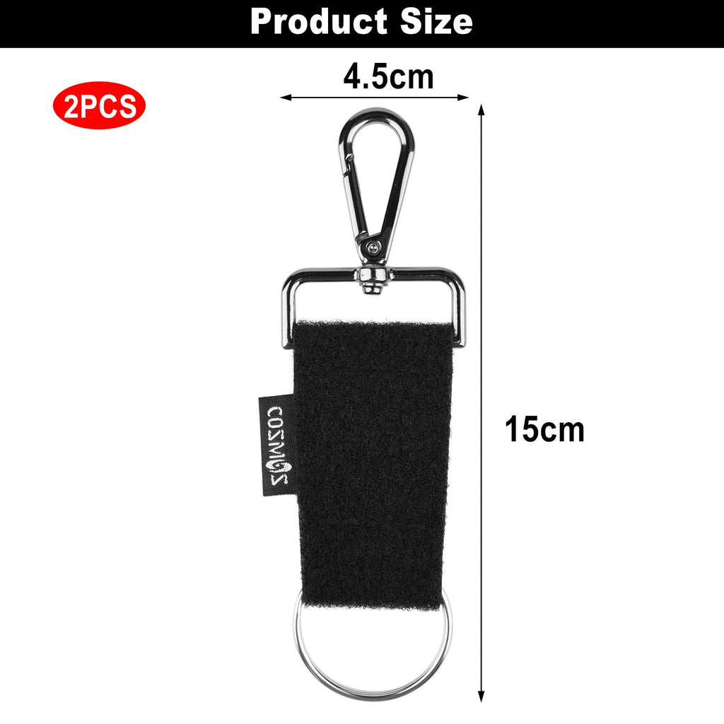 Cosmos Golf Glove Grabber Holder Golf Glove Belt Keeper Strap, Both Sides Loop With Metal Clip And Keyring, On Course Golf Club