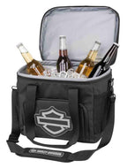 Harley-Davidson Open Bar & Shield Soft Cooler - Leak-Proof Body & Zippers