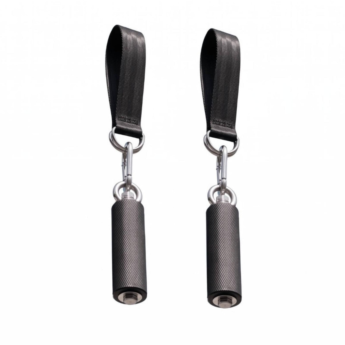 Heavenglow Black Workout Grip Handles Metal Hardware Ribbed Grip Handle Conical Hanging Handle | Home Gym Attachments | Strength