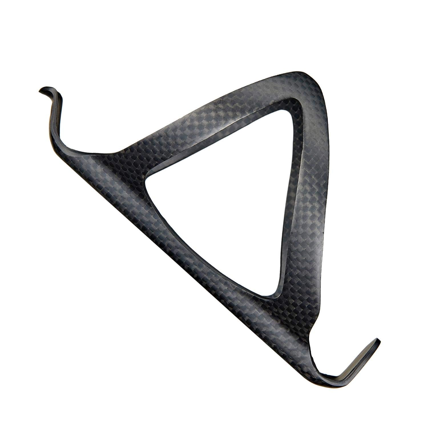 Supacaz Fly Cage Carbon Black - Cycling Water Bottle Cage Holder for Road Bike + MTB Mountain Bike