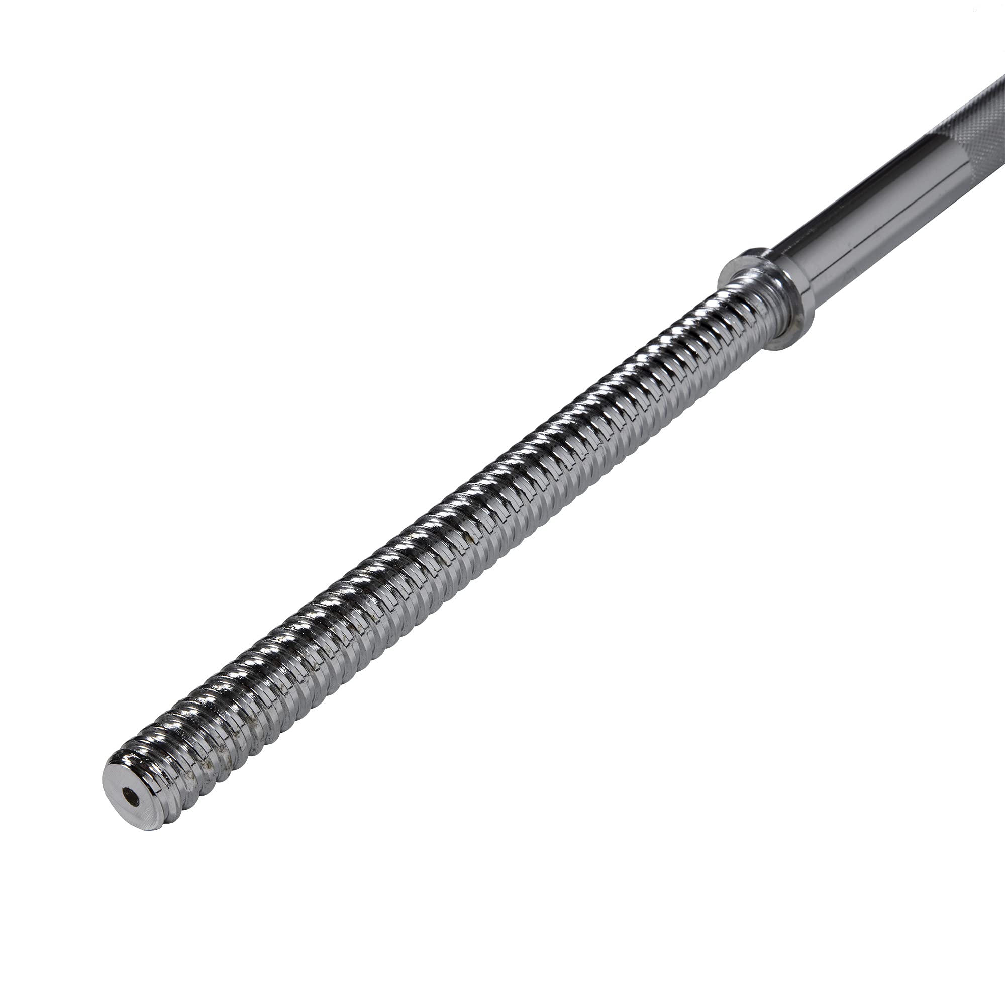 Signature Fitness 5Ft Stardard Barbell With Star Locks, Chrome