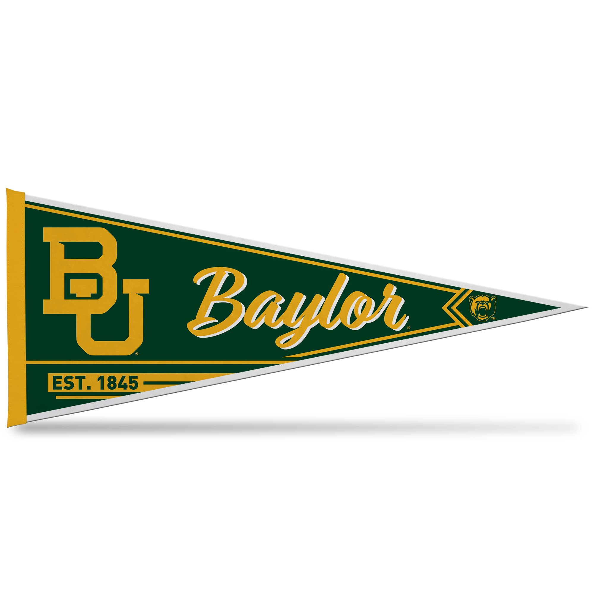 Rico Industries Ncaa Baylor Bears Classic 12'' X 30'' Felt Wall D  Cor Pennant - Great For Home/Bed Room/Man Cave D  Cor