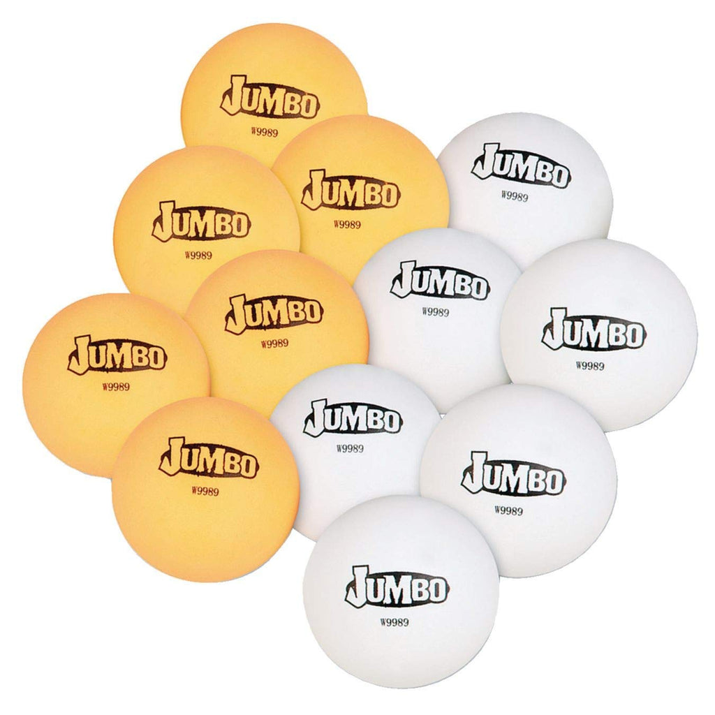 S&Sa Worldwide Jumbo 2.2A Table Tennis Balls (Pack Of 12)