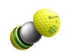 Taylormade Unisexs Tour Response Golf Ball, Yellow, One Size