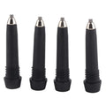 4 Pcs Alpenstock Tip Carbon Tungsten Steel Trekking Rod Tip Replacement For Hiking Walking Treking