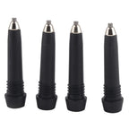4 Pcs Alpenstock Tip Carbon Tungsten Steel Trekking Rod Tip Replacement For Hiking Walking Treking
