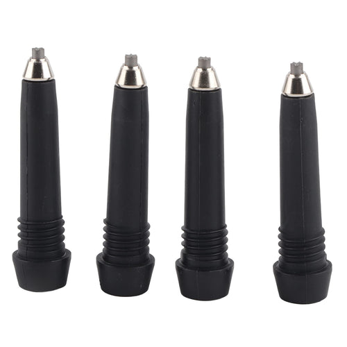 4 Pcs Alpenstock Tip Carbon Tungsten Steel Trekking Rod Tip Replacement For Hiking Walking Treking