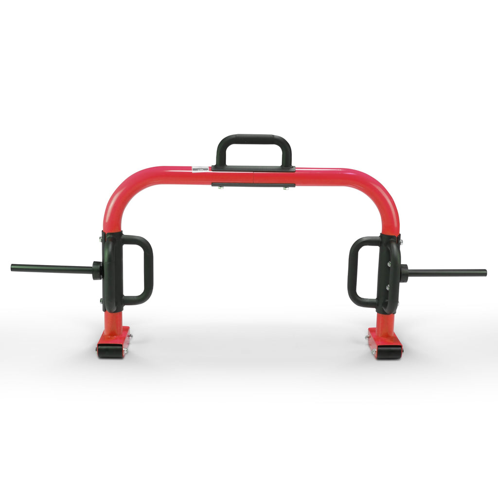 Cap Barbell Deluxe Open Trap Bar, Hex Bar, Shrug Bar, Deadlift Bar For Olympic And Standard Plates - Red