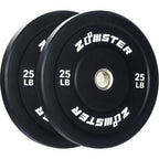 10 15 25Lb Bumper Plate Olympic Weight Plate Bumper Weight Plate With Steel Insert Strength Training Weight Lifting Plate / 100L