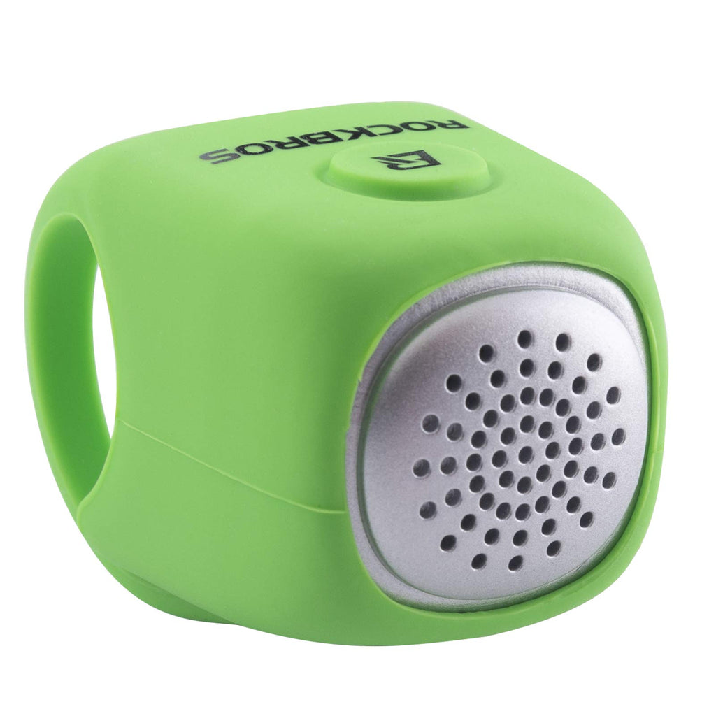 Rockbros Electra Bike Bell 90Db Electric Cycling Bells Horn Bicycle Horns Water-Resistant 3 Sound Modes Bike Bells Green