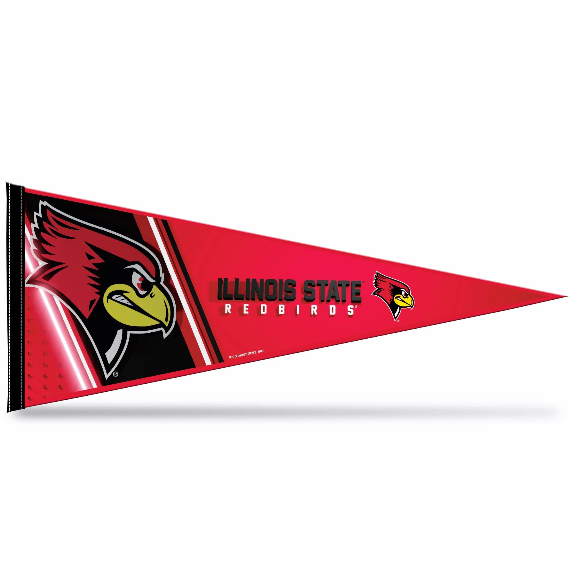 Rico Industries Ncaa Illinois State Redbirds Primary 12'' X 30'' Felt Wall D  Cor Pennant - Great For Home/Bed Room/Man Cave D