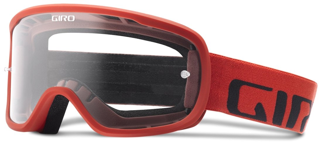 Giro Tempo MTB Bike Goggles - Red Frame with Clear Lens
