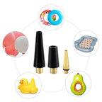 Yasi Bicycle Presta Schrader Valve Adaptor, 16Pcs Brass Bike Pump Adapters, Ball Pump Needle, Balloon Inflatable Toys Nozzle Inf